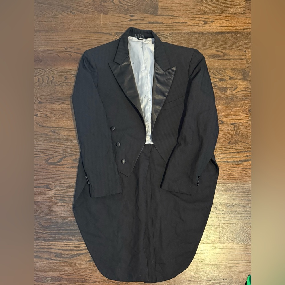 Vintage Christian Dior Tailcoat Tuxedo Jacket